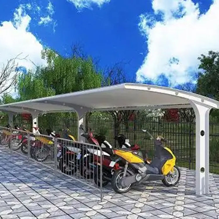 肃宁县膜结构电动车棚